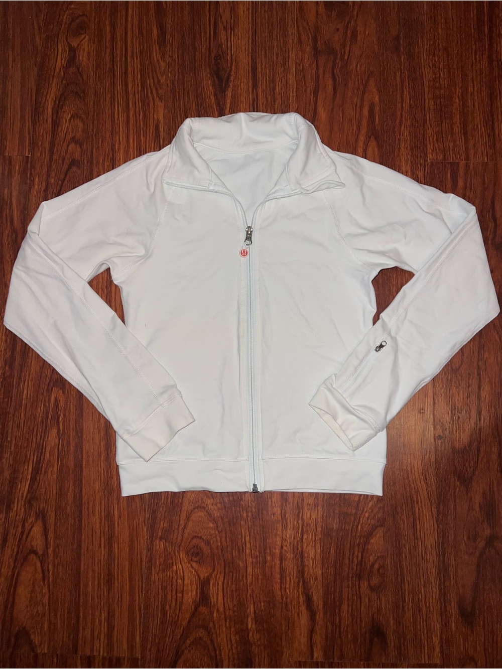 lululemon athletica White Full-Zip Bomber Jacket